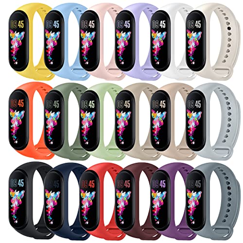 Bracelet De Rechange En Silicone Pour Xiaomi Mi Band 3 Et 4 - Noir, Design Une Pièce