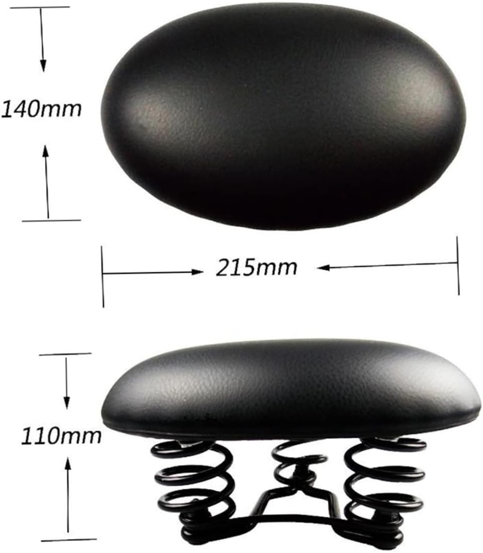 Noseless Saddle Seat Shock Absorbent Bike Seat Cushion for Men High Elastic Cycling Pad for Adults