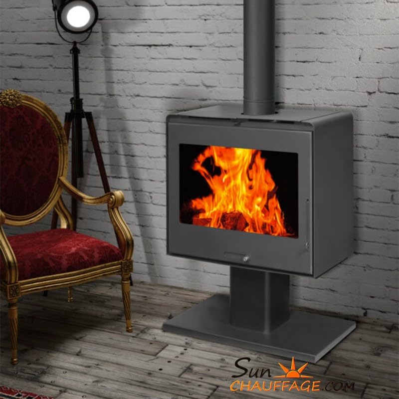 Sannover Poêle à Bois sur pied Prill 10 kW