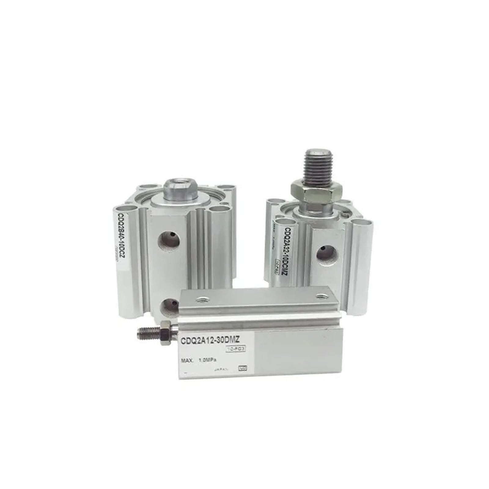 Cilindro neumático CDQ2B40TF-20D compacto para automatización industrial 3