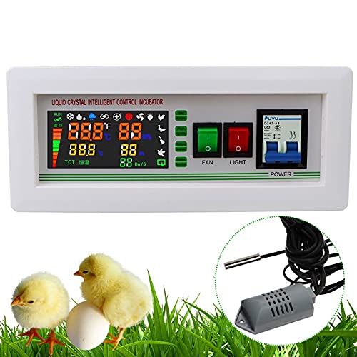 Habitat benodigdheden multifunctionele incubator controller automatische temperatuur vochtigheidscontroller voor kip… - Afbeelding 3