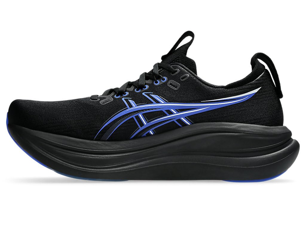 Asics Gel-Nimbus 28 Black/Neon Blue BasketHomme