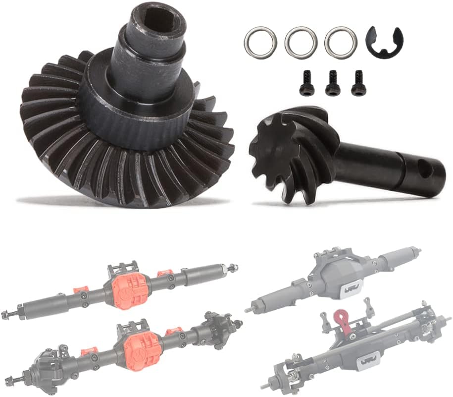RXZIXYL Heavy Duty Bevel Helical Overdrive Gear RC Car