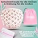 KIDVERSE Schwimmwindel Baby Badehose 0-3 Jahre - Hautfreundliche Schwimmwindeln wiederverwendbar & saugstark - Größenverstellbare Badewindel Baby Schwimmhose Tragetasche & Wäschenetz (Cherries)