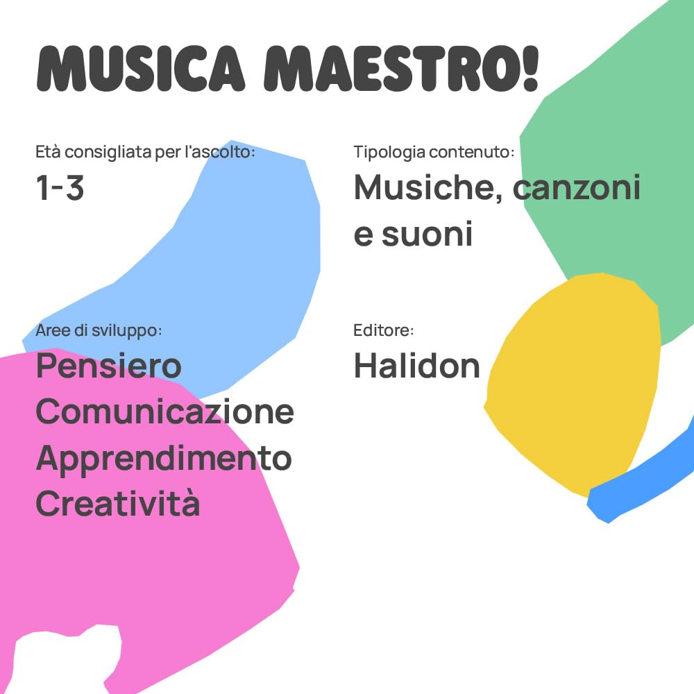 FABA Personaggio Sonoro Musica Maestro Giocattolo Educativo Versione Italiana Bambini 0+ anni