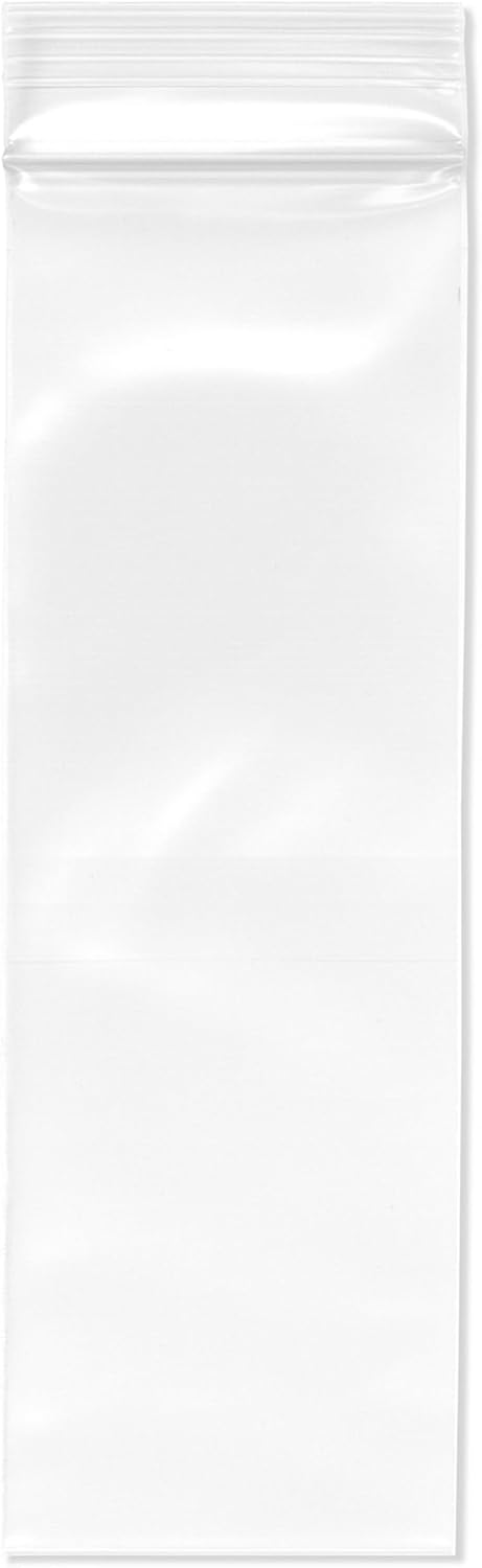 Plymor 2 x 6 (Pack of 500), 4 Mil Heavy Duty Zipper Reclosable Plastic Bags