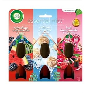 AIR WICK Essential Mist – Triple Refill Multi-Fragrance Pack Spring (3X.67) oz.