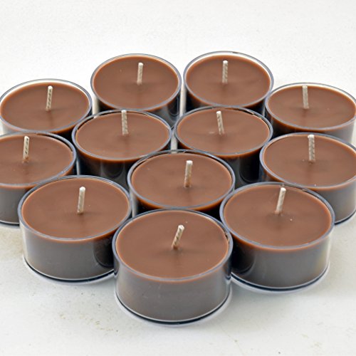 Nag Champa Scented - Soy Tealight Candles, 12 Pack - Brown Tealight Candles - Highly Scented - Made With Soy Wax - Handmade In The Usa - Candeo Candle - Summer Scents #TOP1