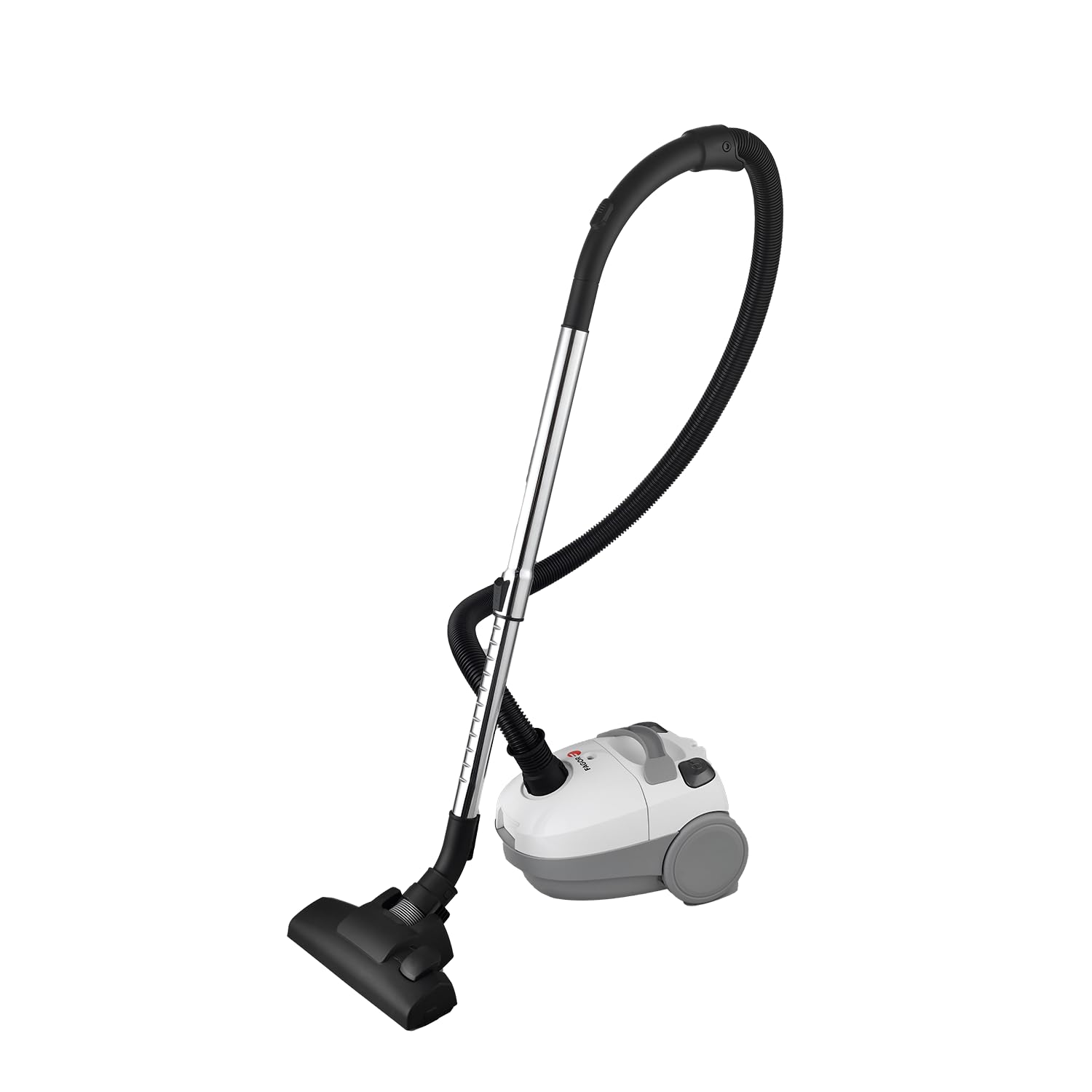 FAGOR Ares Essential 1,5 l kompaktowy worek 800 W o mocy ssania 17 Kpa, lekki odkurzacz do twardych podłóg i dywanów, filtr o wysokiej wydajności, czarny