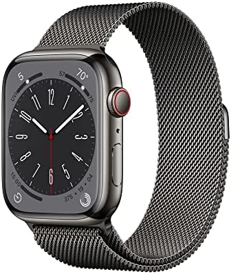 Amazon.com: Apple Watch Series 8 [GPS + Cellular, 45mm] - Graphite  