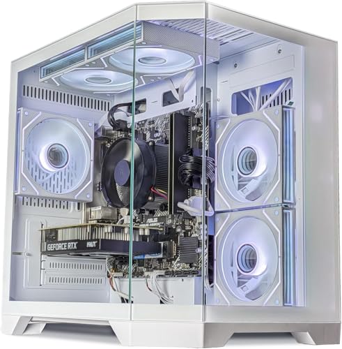 ionz Gaming PC - Intel i5-12400F | | Nvidia RTX 5060 | 16GB RGB RAM | 1TB NVMe SSD | 600W 80+ PSU | Windows 11 | WiFi | Apex Mini - White