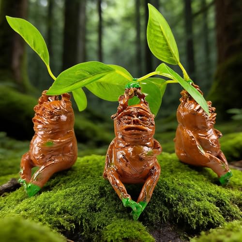 Estatua de resina Mandrake para decoración miniatura 5