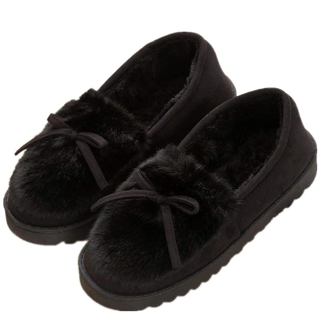 Pantofole da Donna Inverno All'aperto Caldo Peluche Morbido Impermeabile Ecopelliccia per la casa con Pantofole Mocassini