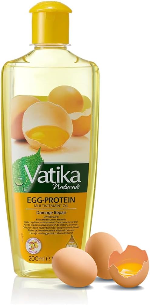 Egg Protein Multivitamin Hair Oil - 200 g | Conditions, Repairs, Strengthens | Deep Conditioning With Goodness of Natural Egg