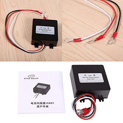 Ecualizador inteligente para baterías solares de plomo-ácido, sistema HA01 de equilibrio de voltaje, compensación de 12 V con protección contra polaridad inversa miniatura 4