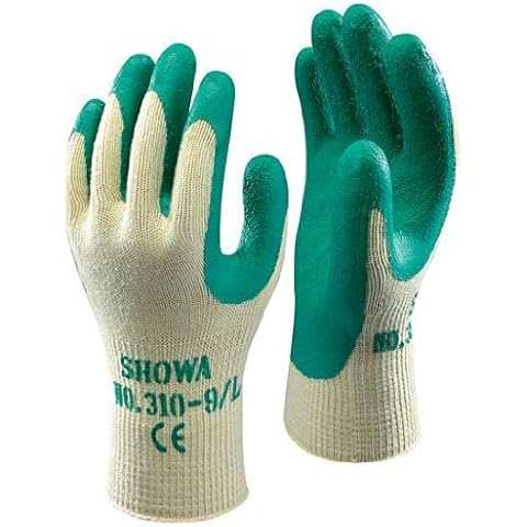 Showa 310 Green Grip Work & Gardening Gloves Size 8 / Medium Cover