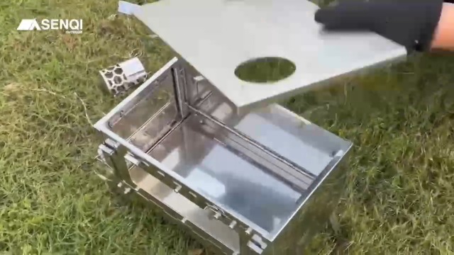 Amazon.co.jp: SENQI 薪ストーブ 二次燃焼 キャンプ用 焚き火ストーブ