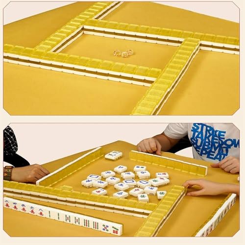 Set de Fichas Mahjong Cristal Dorado 1.45 Pulgadas miniatura 5