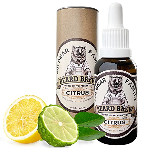 Mr. Bear rodzinny olejek do brody, cytrus, 30 ml