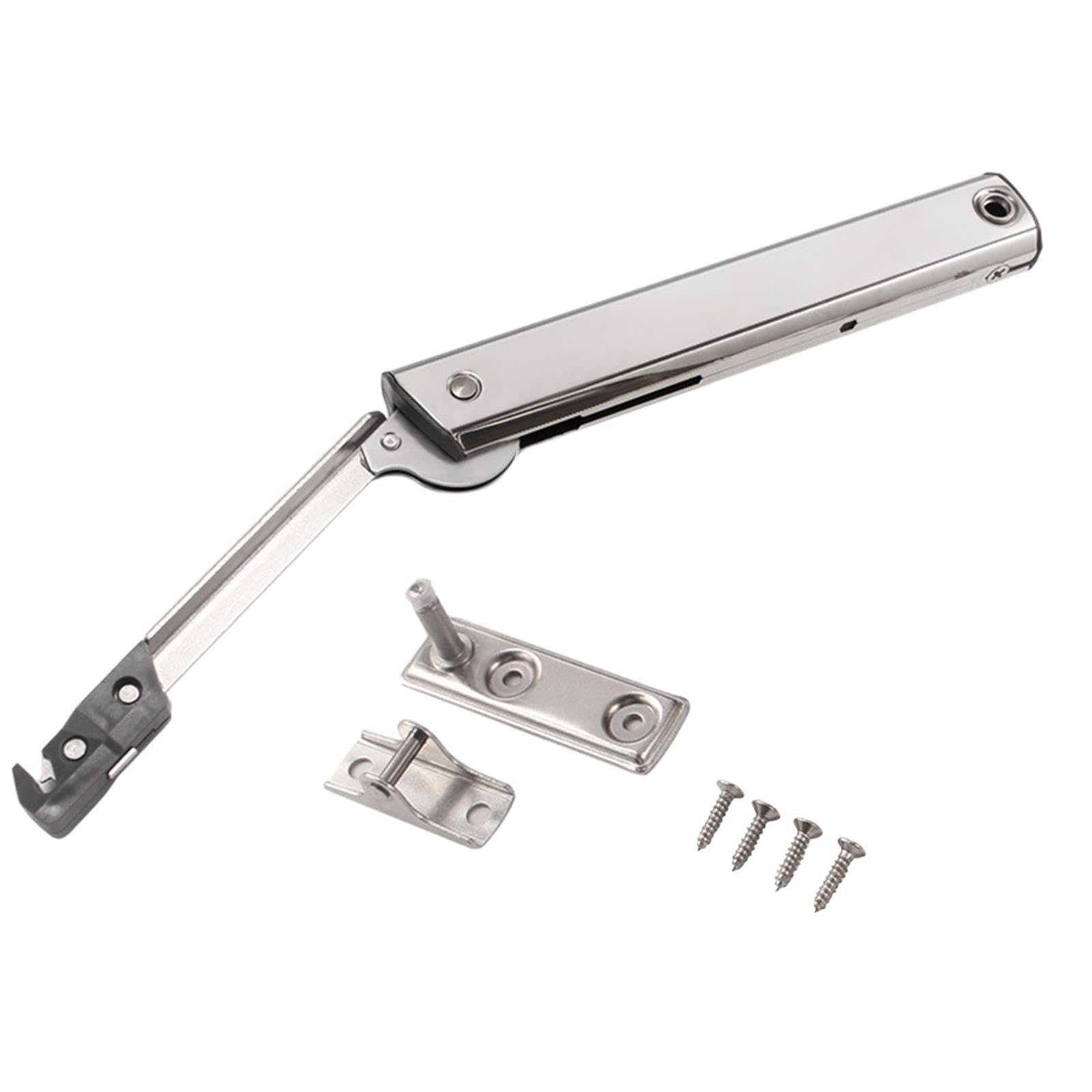 KTUXZCI Randomly Stop Hinge Cabinet Door Lift Up Stay Hinge Adjustable Home Easy Installation Wooden Areas Furniture Tatami Display Table Closet Easy Install