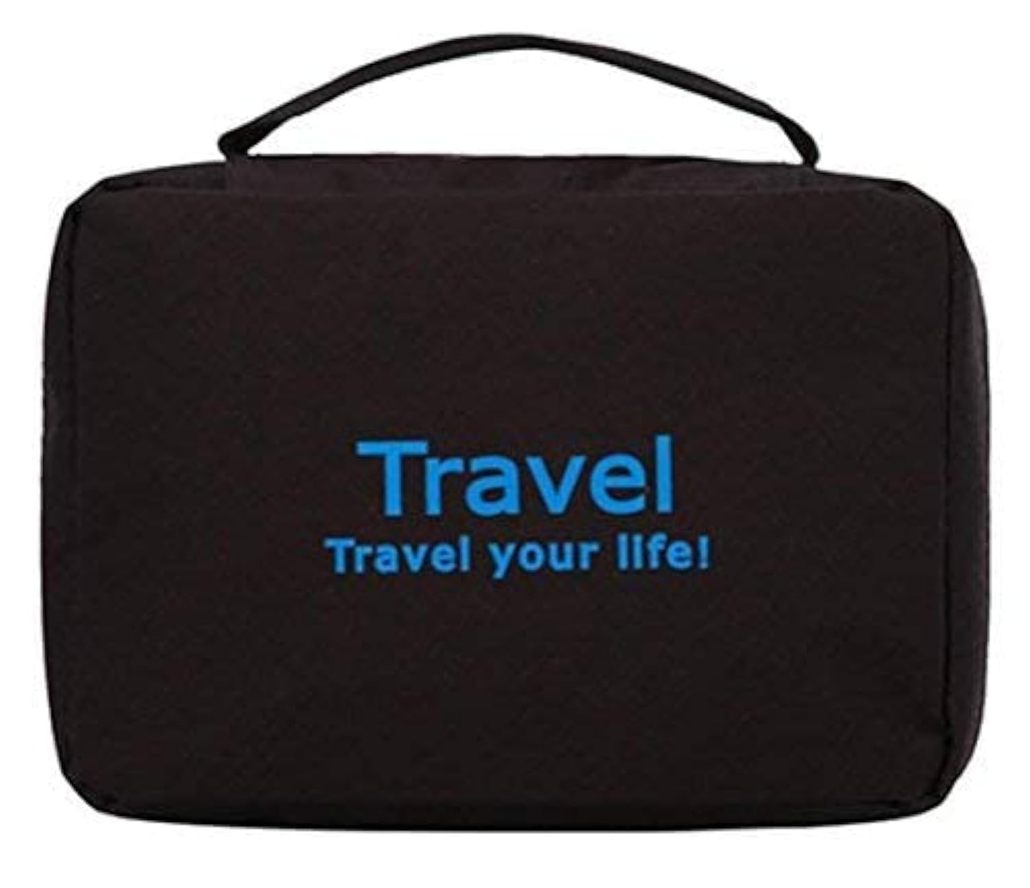 Toiletry Kit Bag Travel Organizer Toiletry Bag Dopp Kit (Black, S1020)