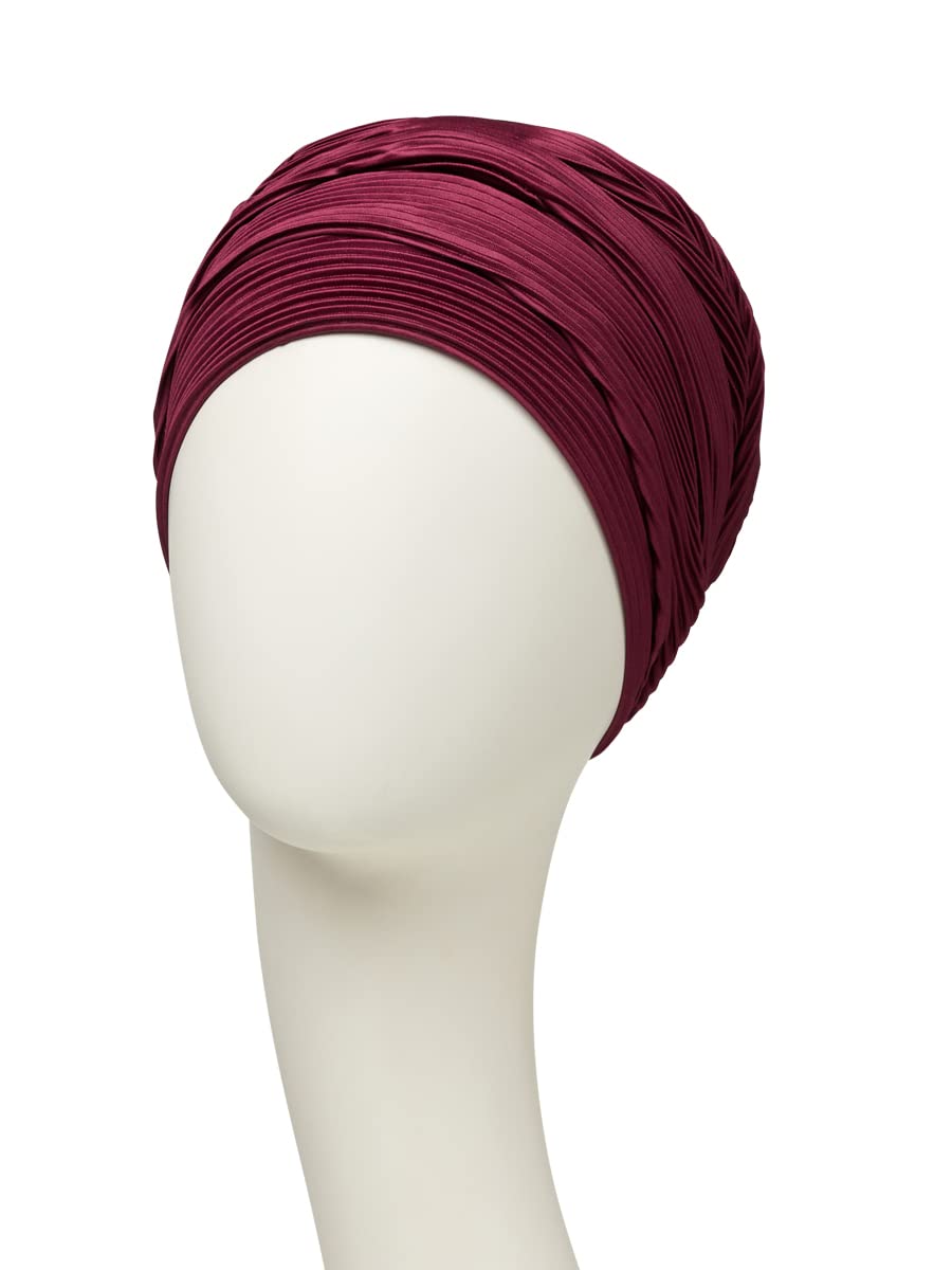 Bellissimo Turbante Bordeaux Luna dal Danese, Multicolore, Etichettalia Unica Donna