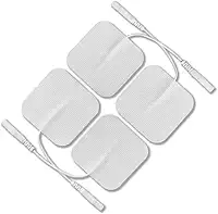 4 Eletrodos para Fisioterapia Eletroestimulador 2mm tamanho 5x5