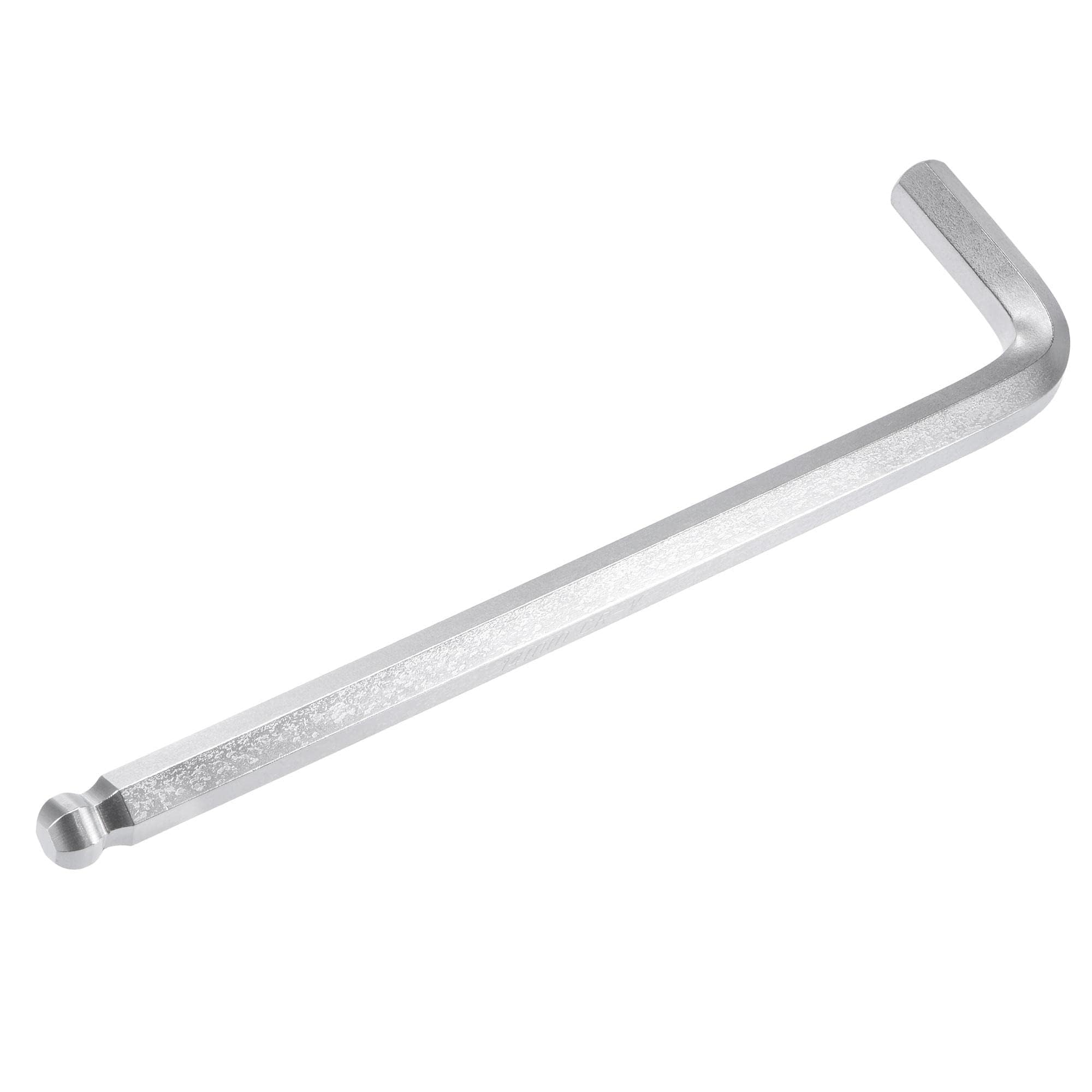 TOP-VIGOR 14mm Ball End Hex Key Wrench, L Shaped Long Arm Allen Key for Household DIY Professional Machine Repairing, CR-V - Image 4