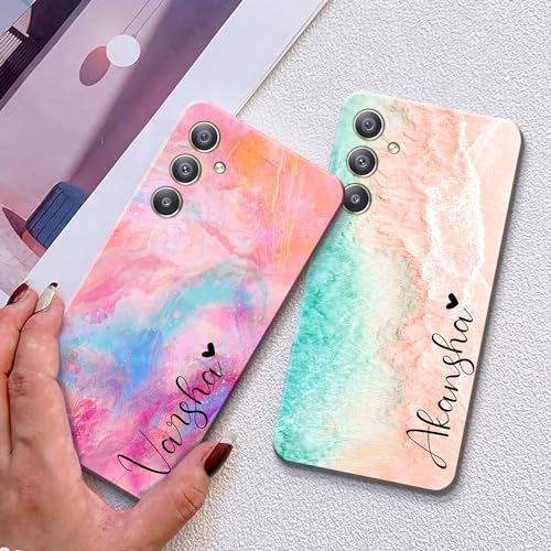 Image of COLORflow Polycarbonate Back Cover Case Compatible With Samsung A34 5G|Marble Color Customized Back Cover Compatible With Samsung Galaxy A34 5G