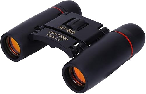 Prismáticos binoculares portátiles estables negros del metal del binocular para la observación de aves de la estrella