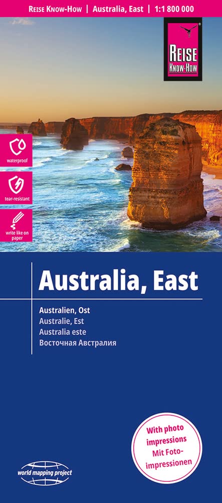 Reise Know-How Australia, East (1:1.800.000) (world mapping project)