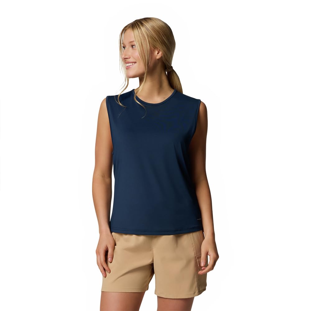 Columbia Women's Chill River Tank Ii, Collegiate Navy, XXL