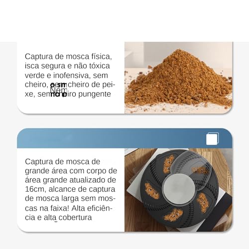 Captor Elétrico De Moscas | Controle Automático De Moscas Em Ambientes Internos - Repelente Rotativo