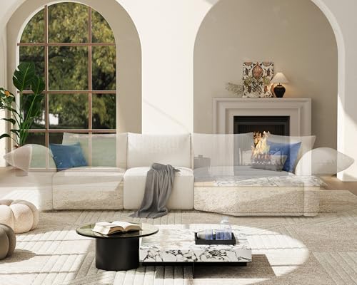 Jocisland Sectional Couch, Middle Seat- Modular Sectional Sofa, Modern Sofa-