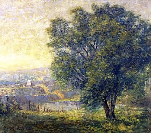 Tableaux peinture sur toile le tilleul Frederick McCubbin pour habiller un mur vide 60x90cm