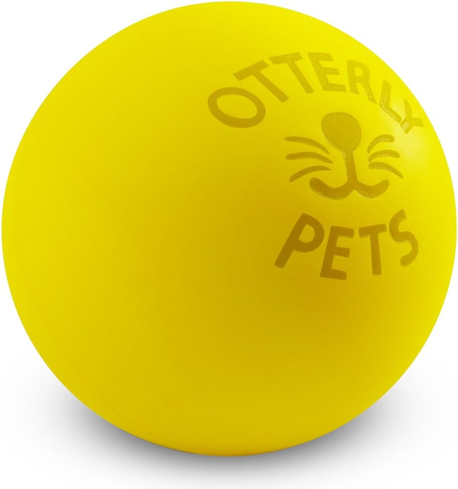 Otterly Pets Bouncy Ball Dog Toy - 100% Natural Food-Grade Rubber Solid-Core - Strong (But Not Indestructible) for Aggressive Chewers…