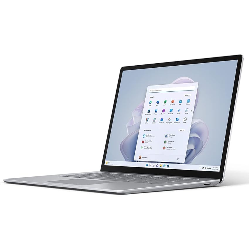 Immagine del prodotto Microsoft Surface Laptop 5 -15'', Alimentazione per Intel EVO, 12º gen Intel Core i7, 16GB, 512 GB con Intel Iris Xe Graphics, Windows 11, Platino