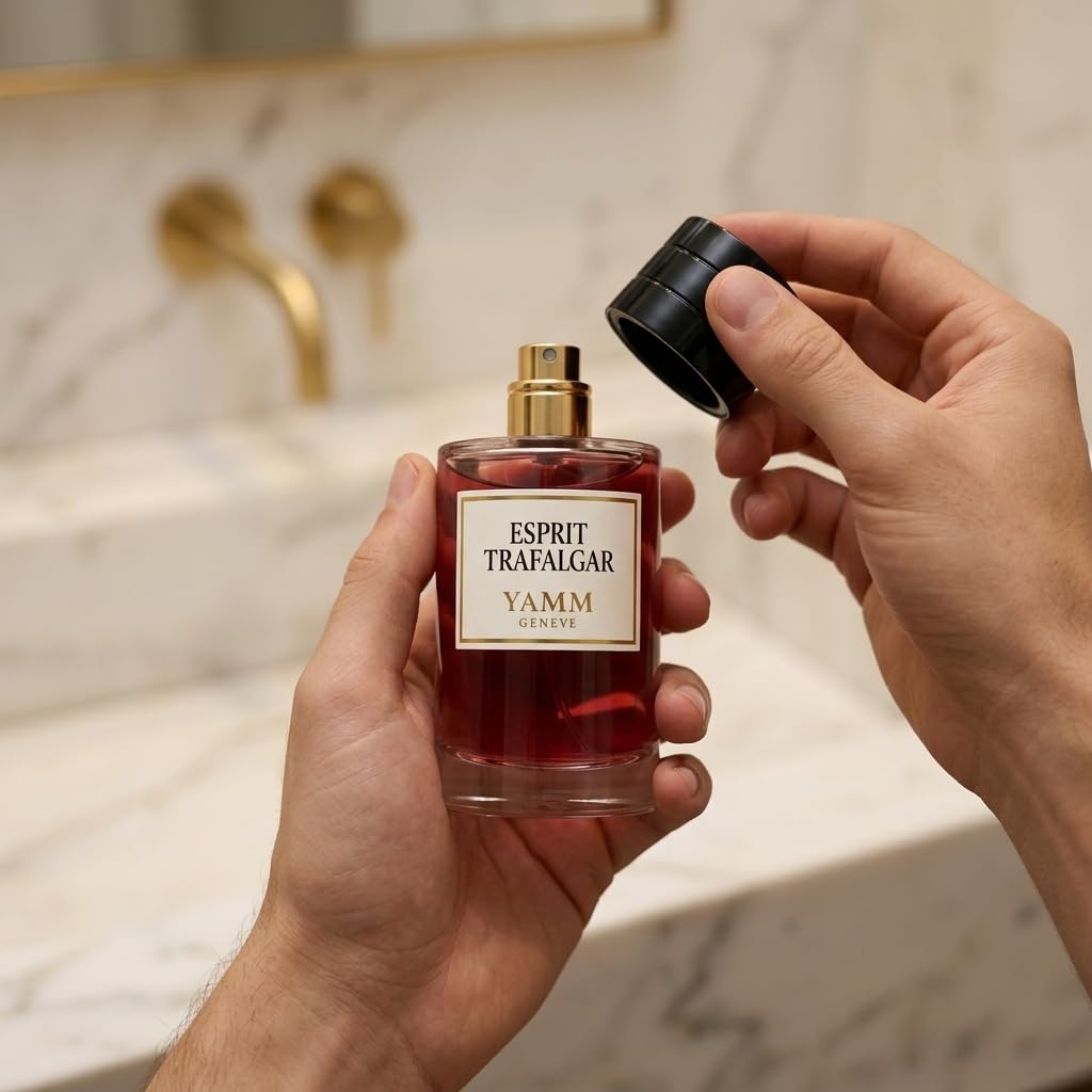 Esprit Trafalgar | Extrait de Parfum 50 ml | Unisex Parfum für Damen & Herren | Kirsche, Rosen & Rote Früchte | Fruchtig, Floral & Elegant | Luxus & Langanhaltend