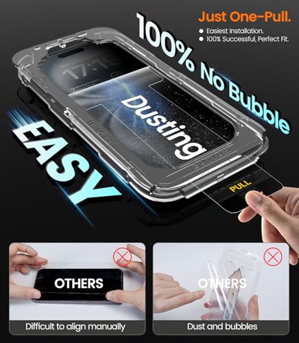 Image of iGluz Screen Protector for -| HD Clear Flexible Film | Bubble-Free Easy Installation Kit | Scratch Resistant | Case Friendly (Pack of 2) (kjf)