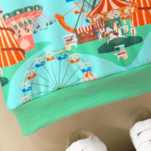 Toddler Boys Girls Sweater Autumn/Winter Long Sleeve Strips Christmas Day Print Sweater Girls 𝐉ersey Full Zip Jacket3