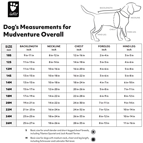Hurtta Mudventure Overall ECO, Hunderegenmantel, Wasserdicht, Cinnamon-Orange, 40M