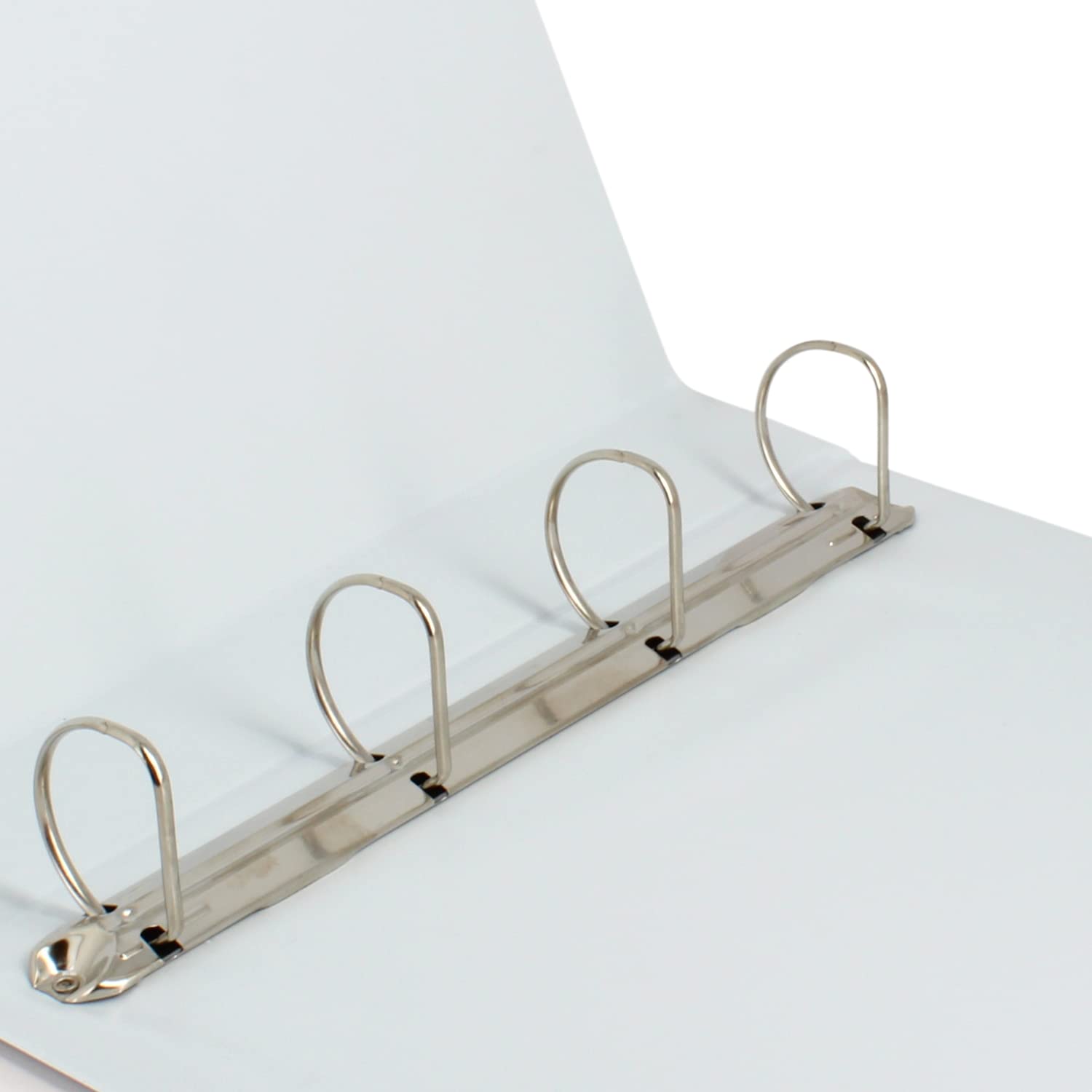 Grafoplas Känguru-Ordner, A4, 4 gemischte Ringe, 40 mm, PVC, transparente Tasche auf Deckblatt und Rücken, 32 x 27 x 6 cm