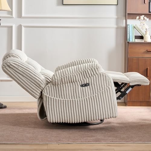Sillón reclinable tapizado en terciopelo Blanco grisáceo miniatura 7