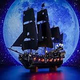 BRICKSHINING LED Lighting Compatible with Lego 10365 Black Pearl Set,Light Kit Compatible with Lego Captain Jack Sparrowβs Pirate Ship 10365,Model NOT Included - JUST Lights