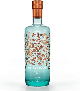 SILENT POOL - Ultra Premium London Dry Gin - Award-Winning, Crafted In England - Layered, Fragrant, Balanced - 24 Botanicals, Rich Texture - To Enjoy Over Ice - Ultimate Gin Gift - 43% ABV - 70 cl