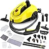 TVD Dampfreiniger, polsterreiniger gerät, Dampfreiniger mit 5 m extra langem Netzkabel für Bodendampfer, Ofen, Teppich, Sofa, Polster, Bettwanzen (tiefgelb)
