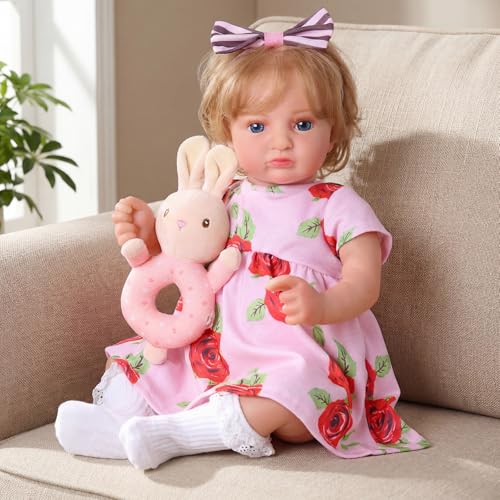 Muñeca Reborn de 20 pulgadas BABESIDE realista y posable miniatura 1
