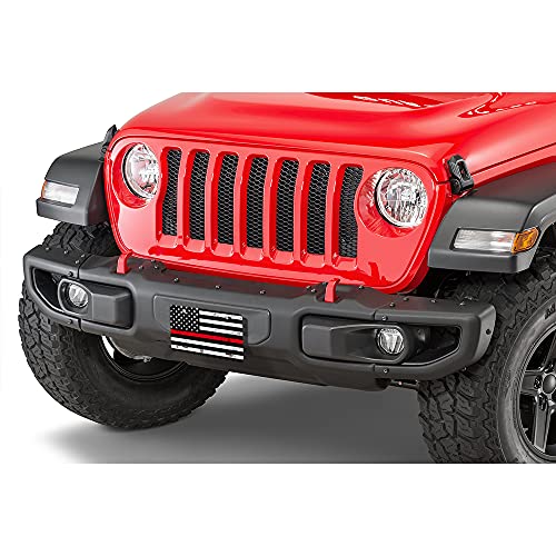 Lefolen American Flag Red Line Front License Plate Covers Grunge Nation Usa Flag Support For Firefighters Decorative Car Metal Plates Vanity Tag Aluminum Novelty License Plate 6 X 12 Inch #TOP5