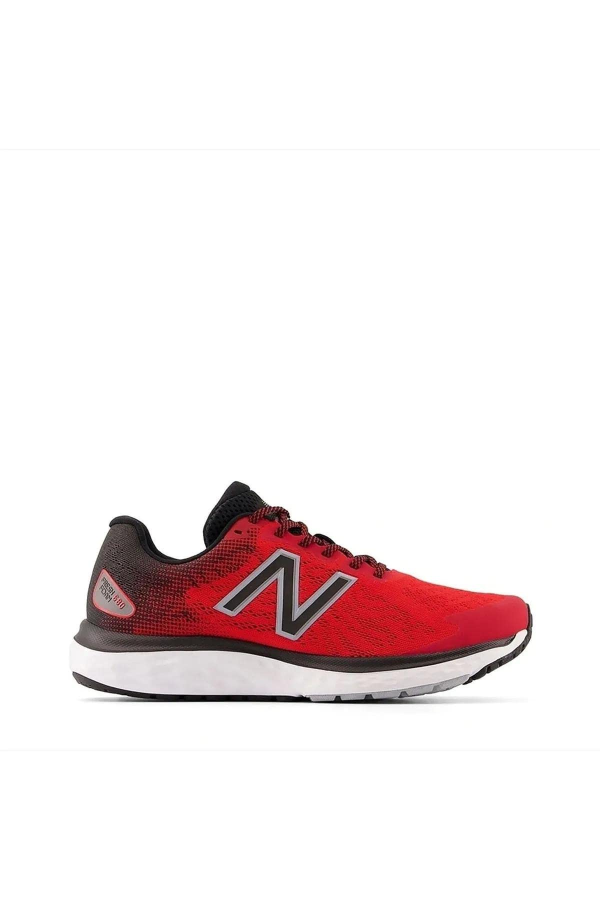 New Balance Fresh Foam 680v7 Men's Running Trainers, Red, 12.5