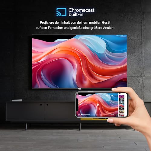 RCA 43 Zoll (108 cm) Smart TV QLED 4K UHD HDR Android Fernseher WiFi, Bluetooth – Bild 5